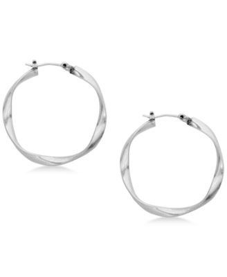 Lucky Brand - Twisted Hoop Earrings