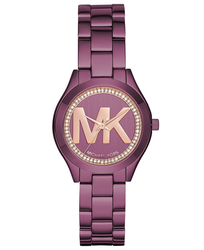 Michael kors smartwatch plum deals