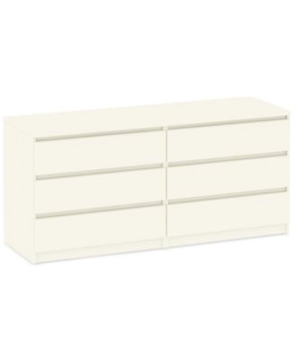 Tvilum - Essex 6 Drawer Dresser, Quick Ship