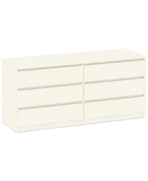 Tvilum Essex 6 Drawer Dresser Quick Ship Reviews Furniture