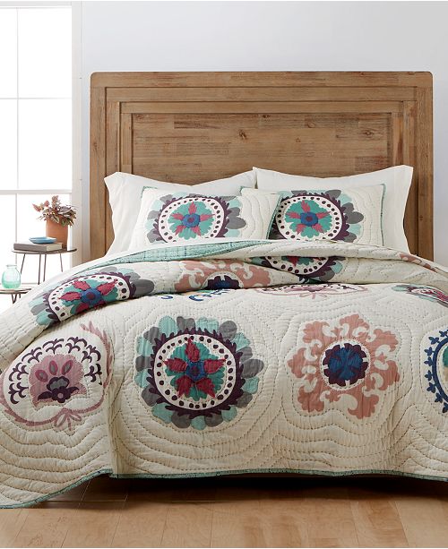 Martha Stewart Collection Mystical Suzani Quilt Sham Collection