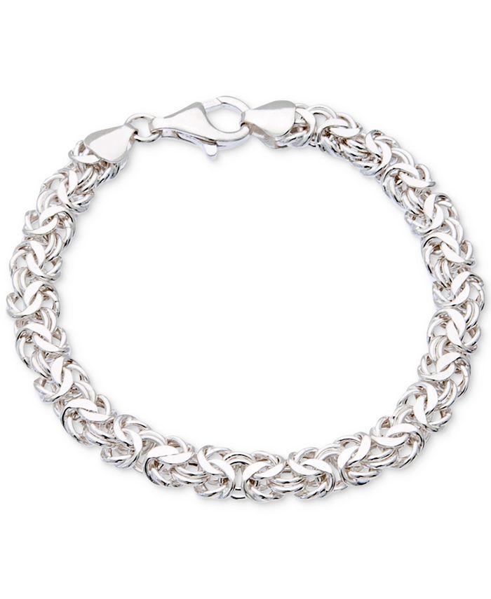 Giani Bernini Byzantine Link Bracelet in Sterling Silver, Created for  Macy's - Macy's
