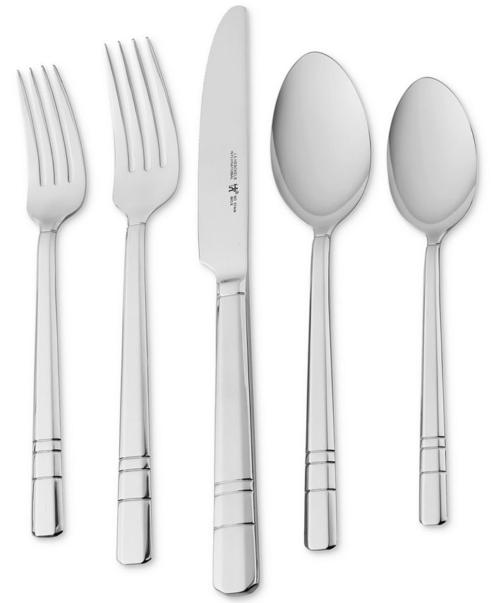 J.A. Henckels - Madison Square 65-Pc. 18/10 Stainless Steel Flatware Set