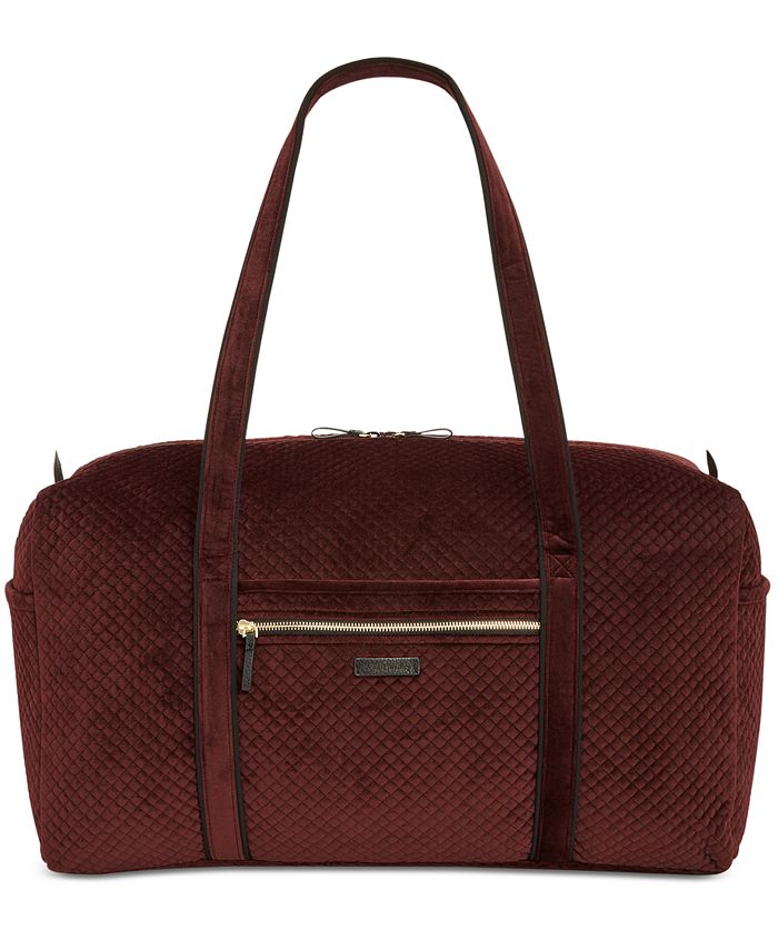 Vera Bradley Iconic Velvet ExtraLarge Travel Duffle Macy's