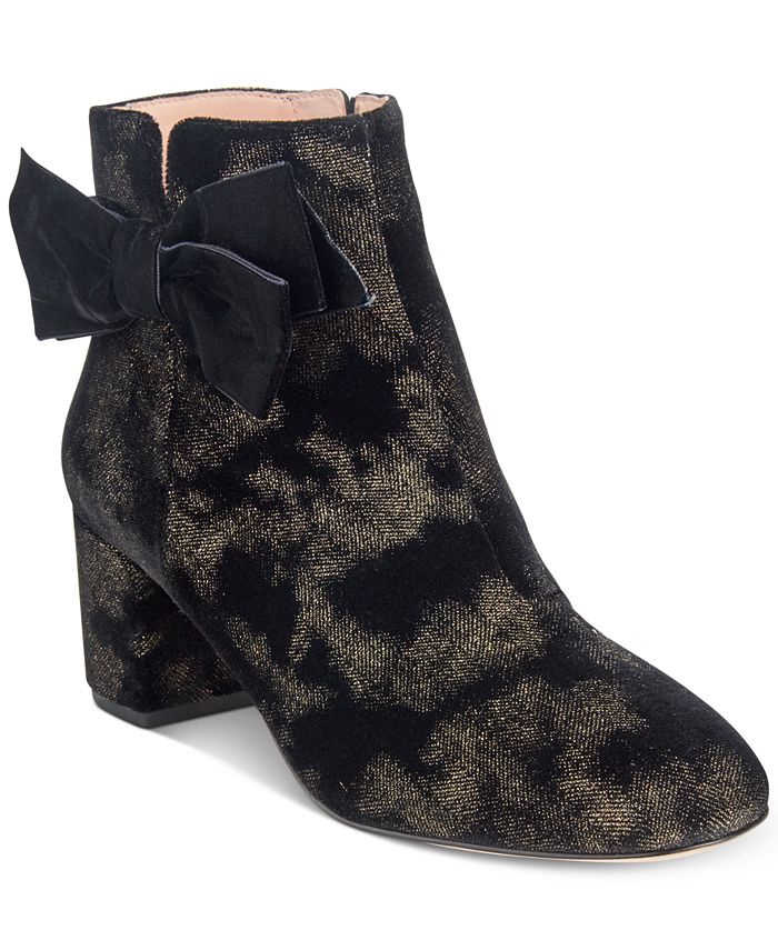kate spade new york Langley Bow Booties & Reviews - Boots - Shoes - Macy's