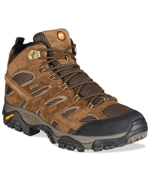 image of Merrell Men-s Moab 2 Mid-Top Waterproof Hiker Men-s Shoes