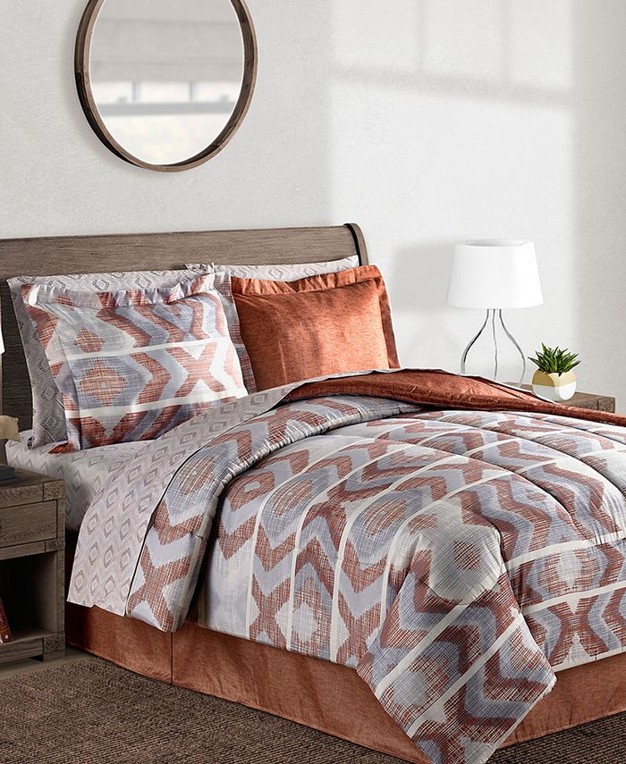 Fairfield Square Collection CLOSEOUT! Pueblo 8Pc. Queen Reversible