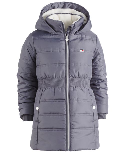 Tommy Hilfiger Hooded Quilted Puffer Coat Big Girls Reviews