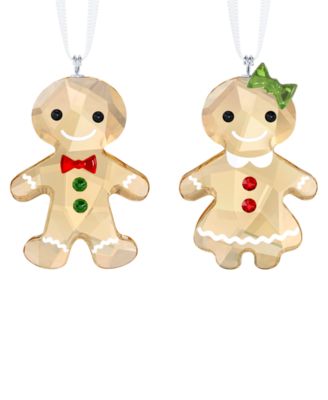 Swarovski - Gingerbread Couple Ornament Set