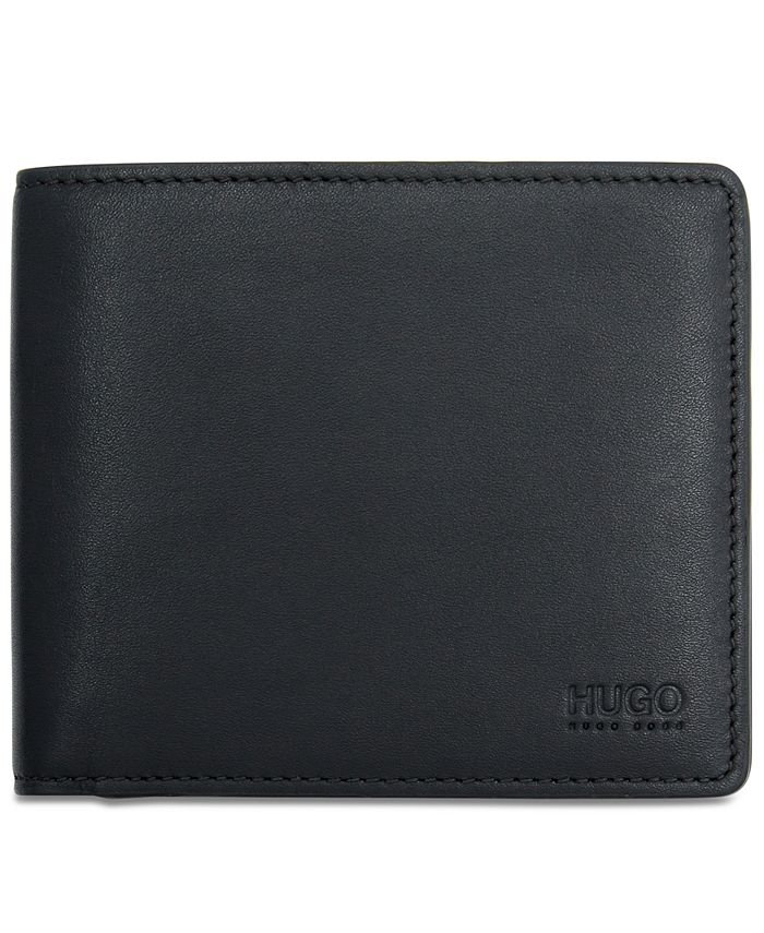 HUGO Boss Men's Leather Coin Wallet - Macy's