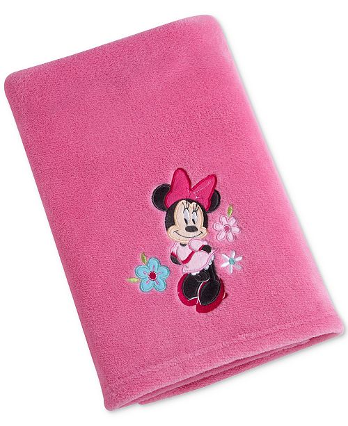 Disney Minnie Mouse Hello Gorgeous Embroidered Applique Plush