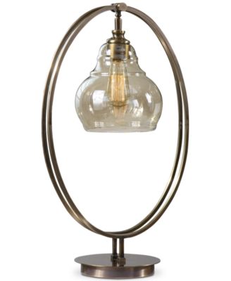 Uttermost - Elliptical Brass Edison Bulb Table Lamp