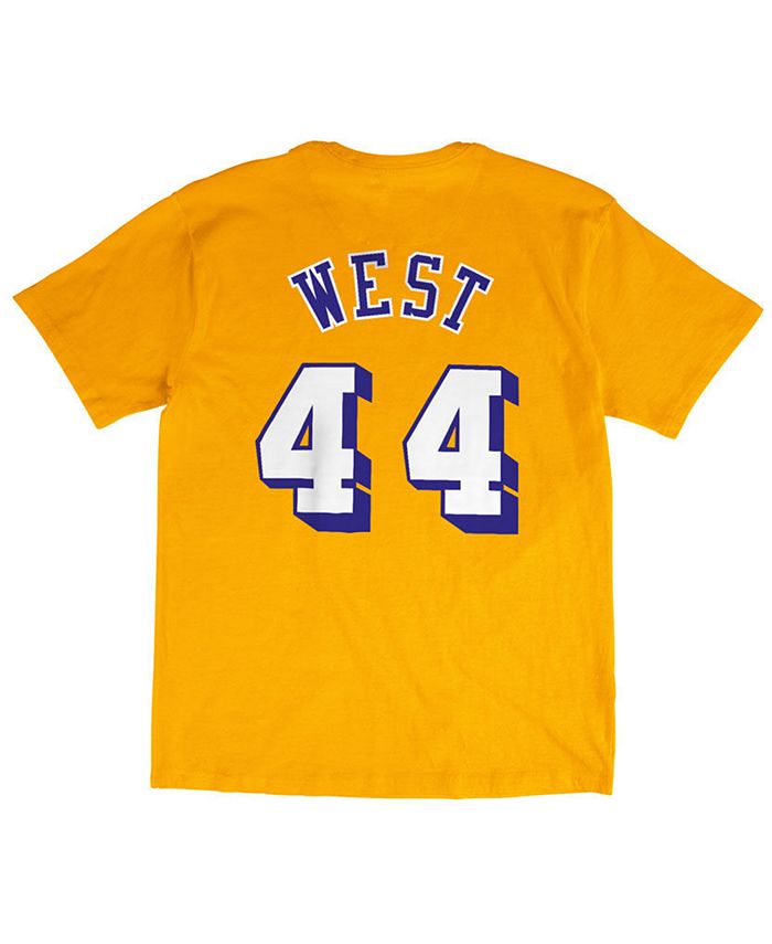 Mitchell & Ness Men's Jerry West Los Angeles Lakers Hardwood Classic Player  T-Shirt - Macy's