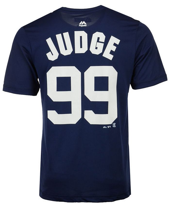 Majestic Men's Aaron Judge New York Yankees Cool Base Name and Number T- Shirt - Macy's
