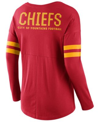 Nike Women's Kansas City Chiefs Tailgate Long Sleeve Top - Macy's