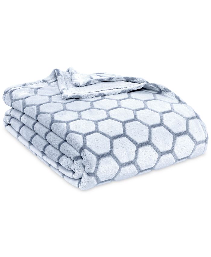 Berkshire Tipped Plush King Blanket Macy's