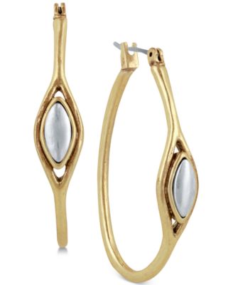 Lucky Brand - Two-Tone Hoop Earrings