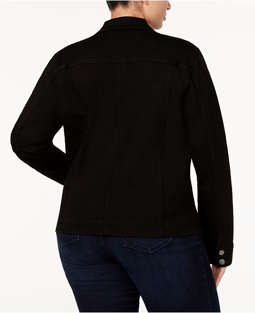 Charter Club Plus Size Denim Jacket Created For Macys Jackets And Blazers Plus Sizes Macys 