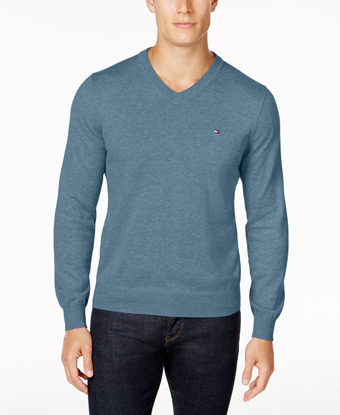 Tommy Hilfiger - Signature Solid V-Neck Sweater