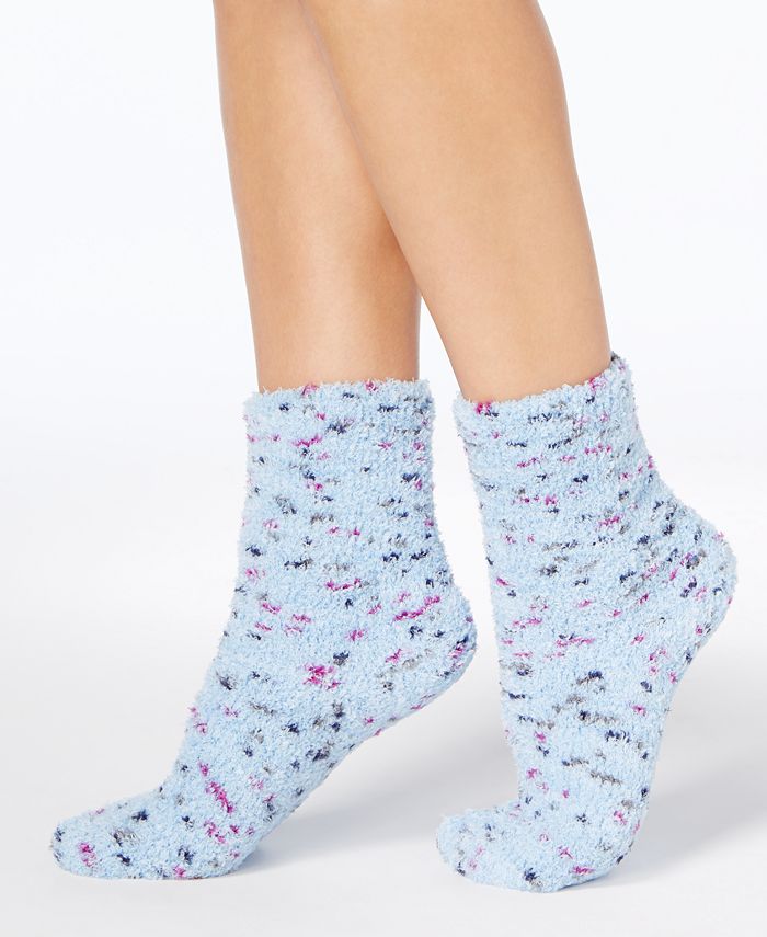 Charter Club women's Speckle Supersoft Butter Sock Socks Gray Multi OS 