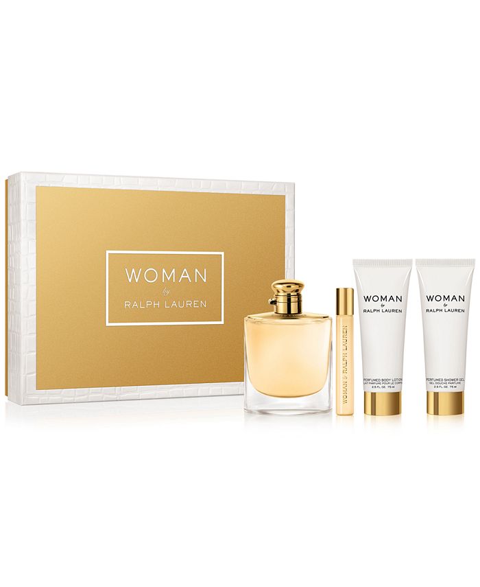Ralph Lauren 4-Pc. Woman By Ralph Lauren Gift Set & Reviews - Perfume -  Beauty - Macy's