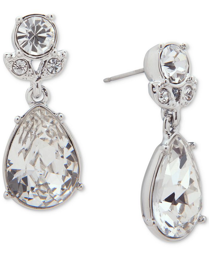Givenchy Teardrop Crystal Drop Earrings - Macy's