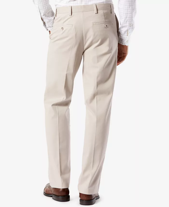 Men's Easy Classic Fit Khaki Stretch Pants - thumbnail 10