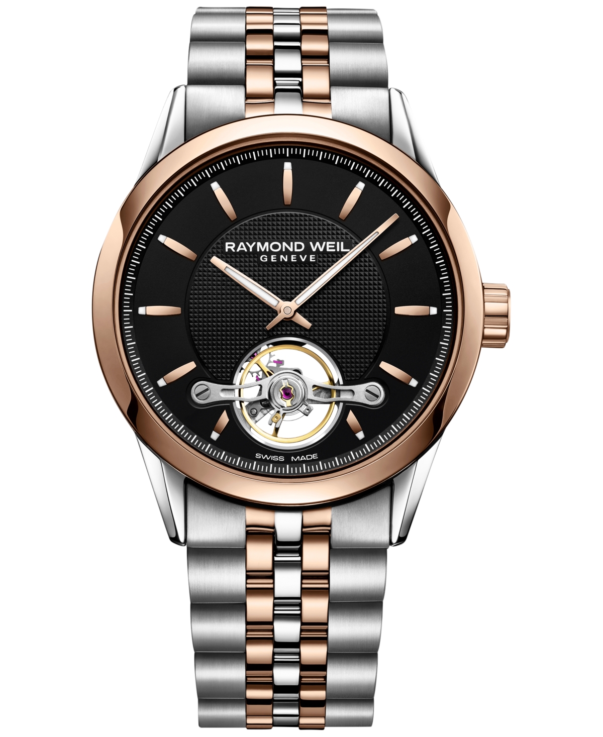 Raymond Weil Men's Swiss Automatic Freelancer Two-tone Stainless Steel Bracelet Watch 42mm In No Color
