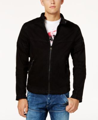 g star black denim jacket