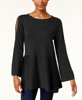 Style & Co Flared Split-Sleeve Sweater, Created for Macy's - Macy's