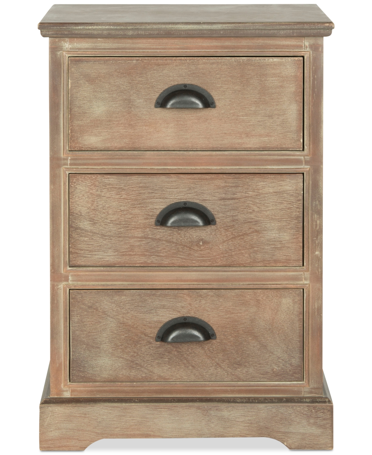 Griffin 3-Drawer Side Table - Natural Pine