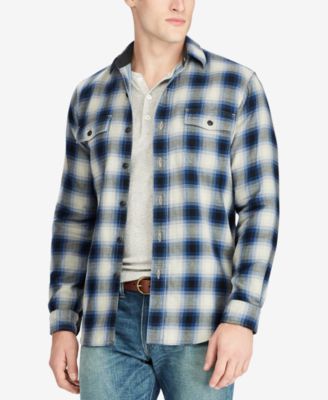 polo shirt with flannel