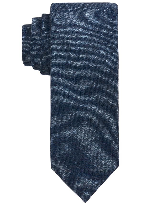 Hugo Boss Men's Solid Skinny Wool Tie - Macy's