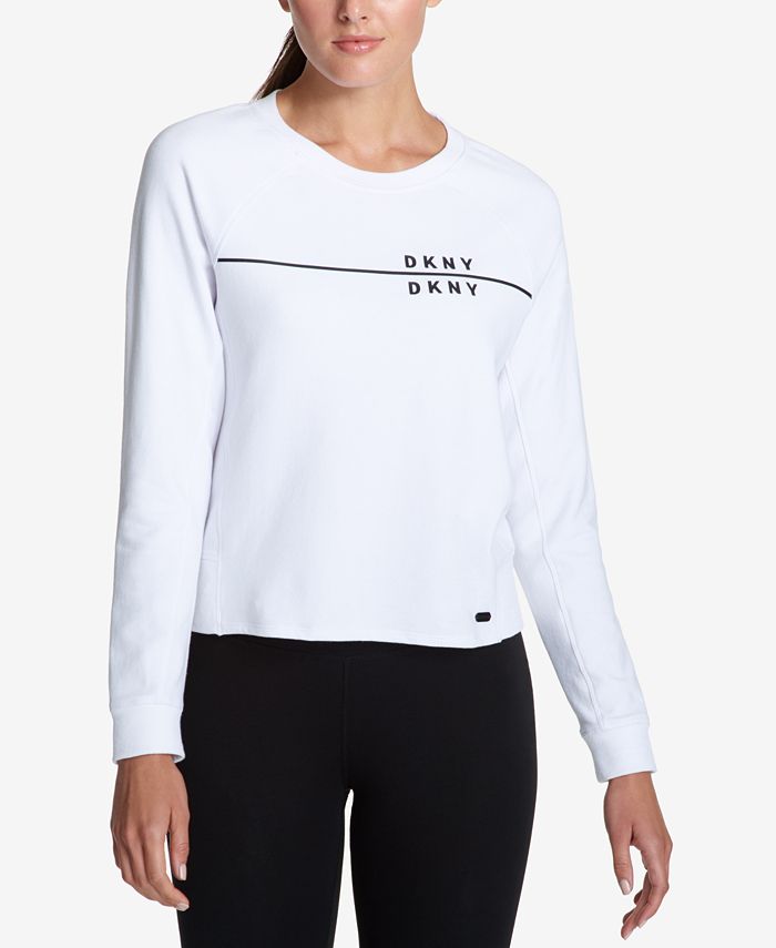 DKNY Sport Logo-Print Sweatshirt - Macy's