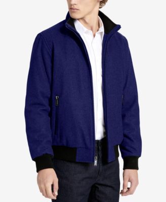 calvin klein wool bomber jacket