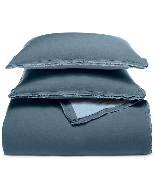 Martha Stewart Collection Closeout Cotton Linen Reversible 3 Pc
