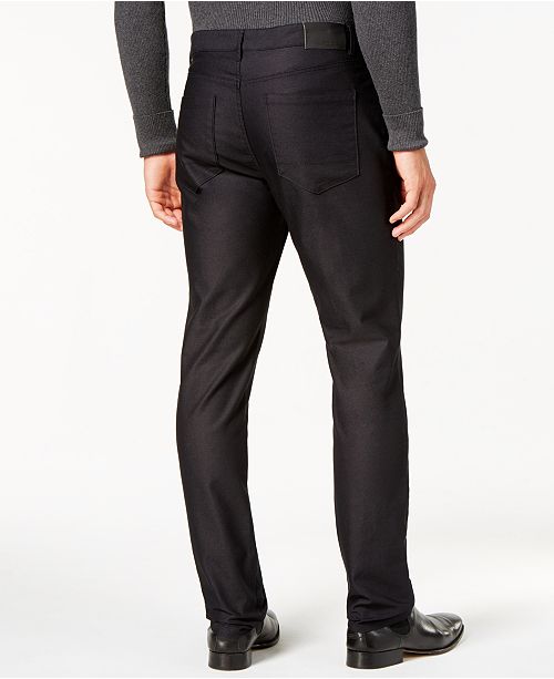 Ryan Seacrest Distinction Men's SlimFit Black Dress Pants, Created for Macy's Pants Men