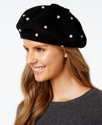 kate spade new york Imitation Pearl Beret - Macy's