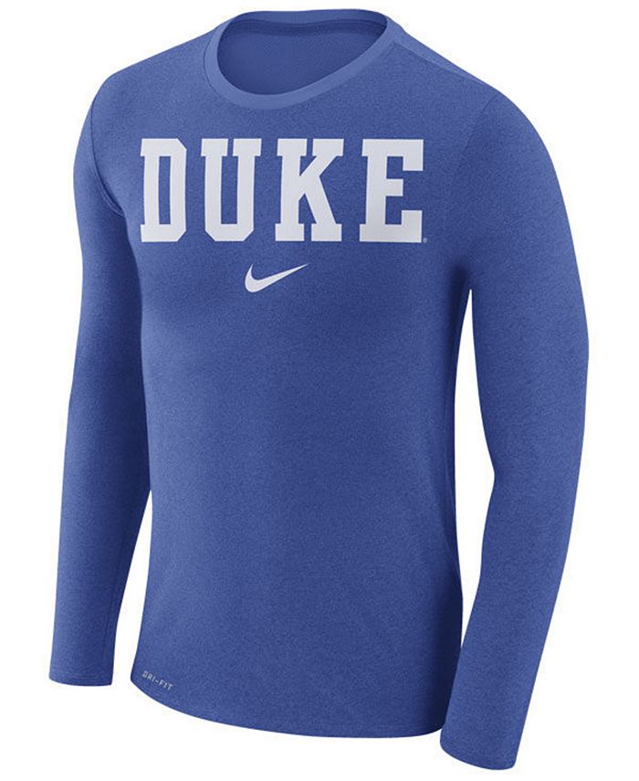 Nike Men's Duke Blue Devils Marled Long Sleeve T-Shirt & Reviews ...