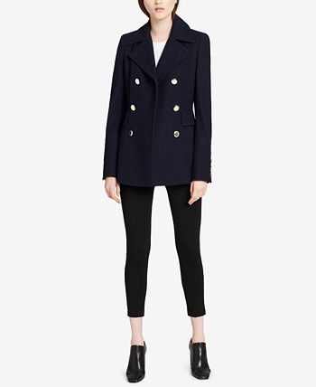 Calvin klein shop skirted peacoat