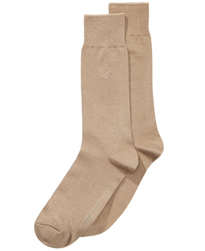 Perry Ellis Men's Socks, Rayon Dress Sock Single Pack - Socks - Men ...