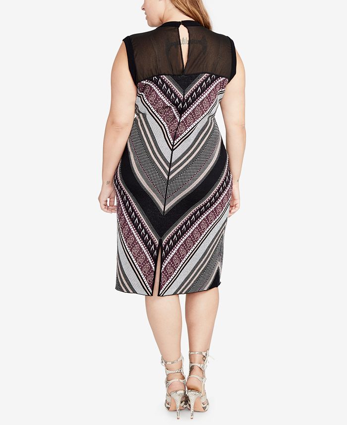 Rachel Rachel Roy Women's Trendy Plus Size Sparkle-Knit Halter Dress Purple Size 14 main image 0