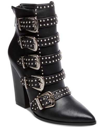 madden steve comet booties studded western laurelle boots shoes