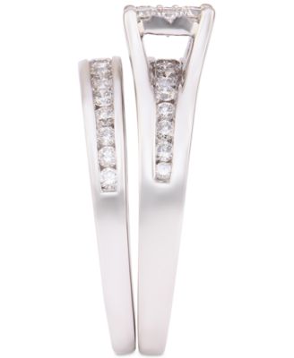 Diamond Bridal Channel Set (1 ct. t.w.) in 14k White, Yellow or Rose Gold