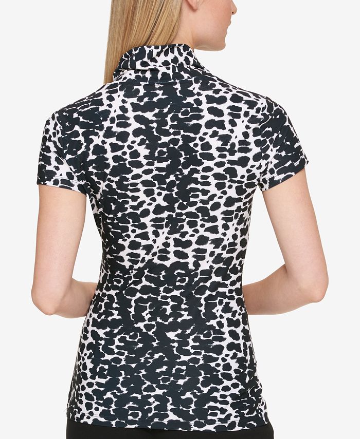 petite animal print tops