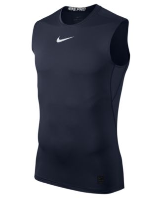 nike men's pro fitted compression tank top