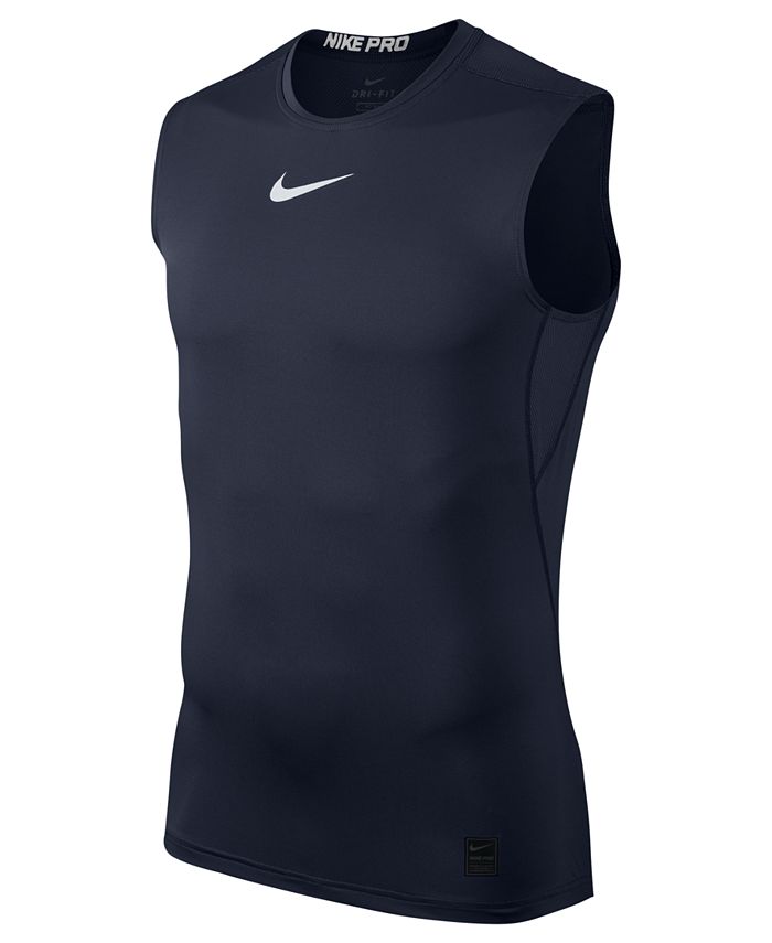 Nike Men's Pro Sleeveless Fitted Top - Macy's