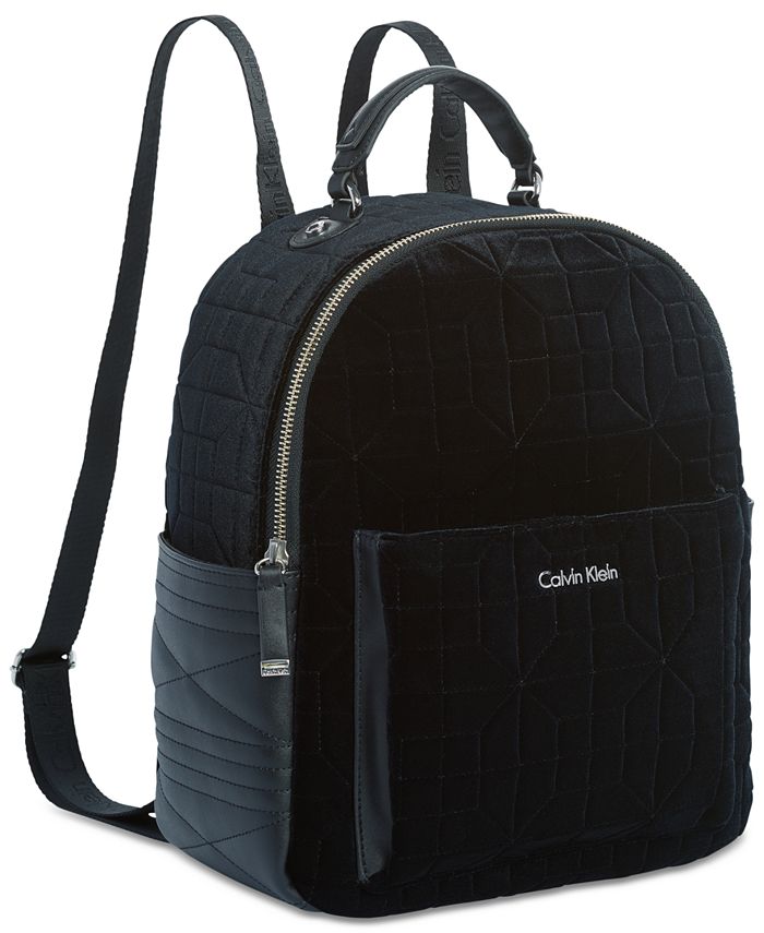 Calvin Klein Collaboration Quilted Velvet Backpack Macy's
