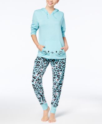 Hello Kitty - Bow Kitty Hooded Top & Pants Pajama Set
