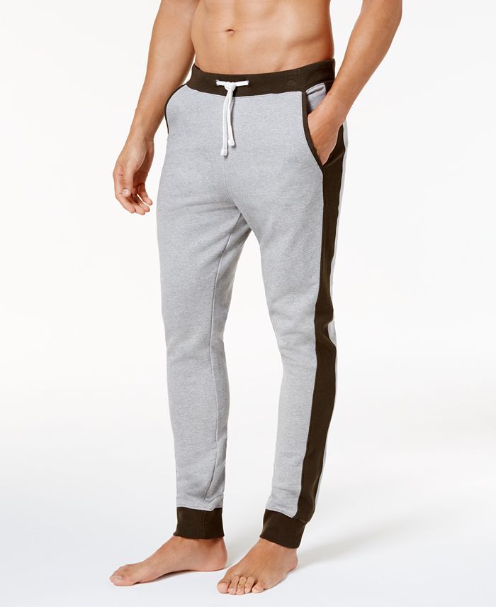Bar III Men's Cotton Paneled Jogger Pajama Pants, Created for Macy's ...